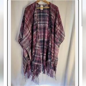 This Warm poncho is new and great for those cool evenings.